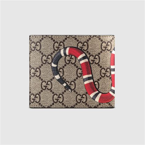 mens snake gucci wallet